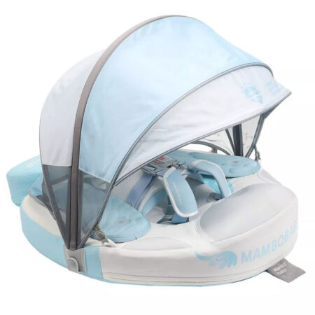 Flotador de piscina para bebé 3 a 24 meses Mambobaby no inflable con toldo