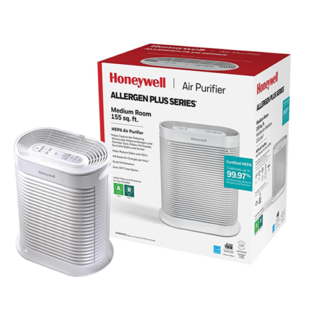 Honeywell True HEPA Purificador de Aire removedor de alérgenos para habitaciones medianas