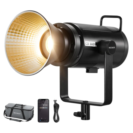 NEEWER Luz de video LED CB300B 320W con control remoto de 2.4G/APP